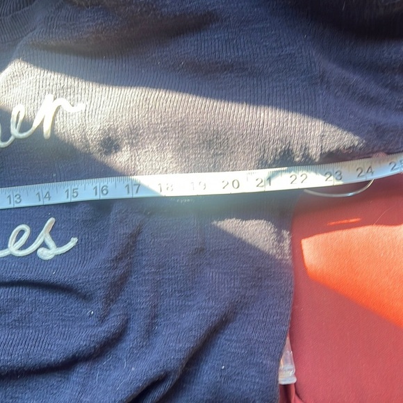 Loft Summer Vibe Blue Light Sweater Large - Picture 3 of 6